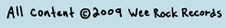 Wee Rock Records website